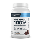Transparent Labs Grass-Fed Whey Protein Isolate, Milk Chocolate, 2LB container