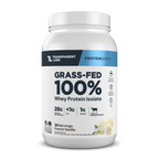 Transparent Labs Grass-Fed Whey Protein Isolate, French Vanilla, 2LB container