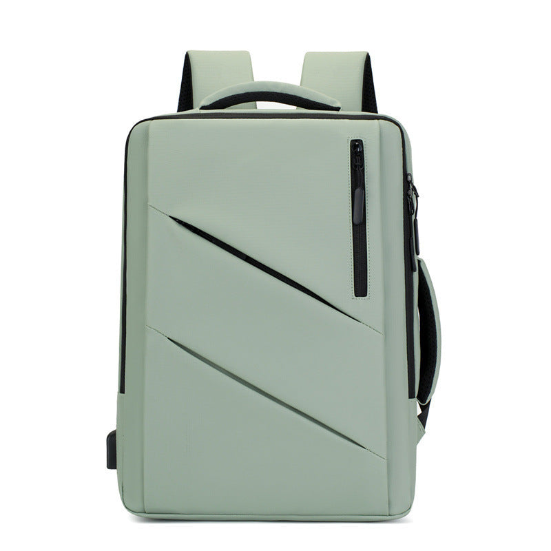 Large-capacity student backpack with laptop storage and cushioned straps