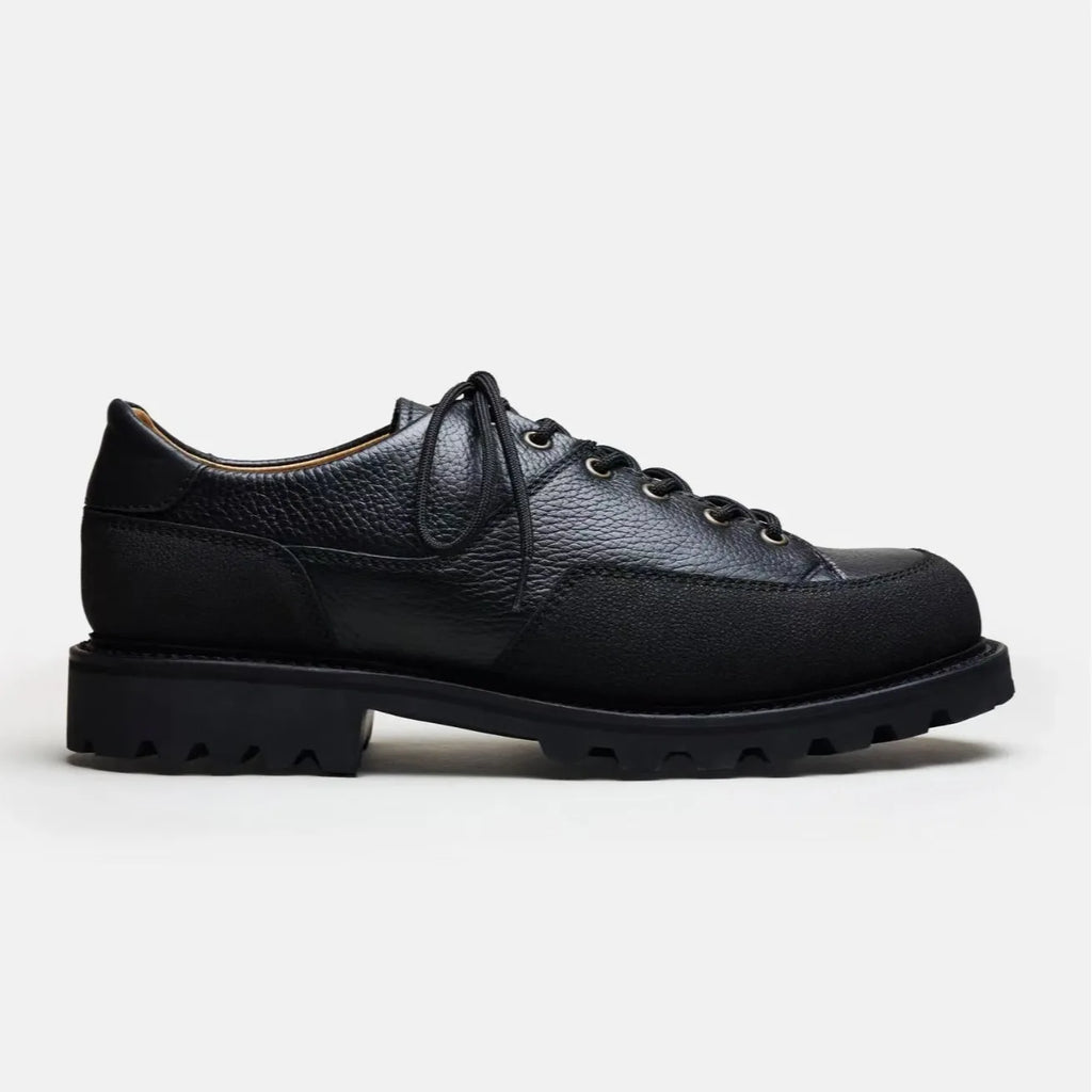 Men’s outdoor derby shoes – casual hiking shoes with chunky heel
