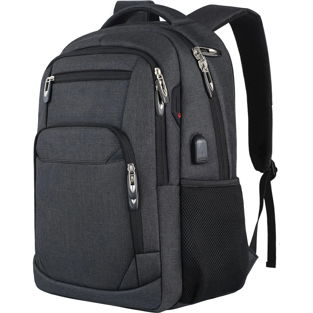 Men’s travel backpack with air-cushioned straps and 20-35L capacity