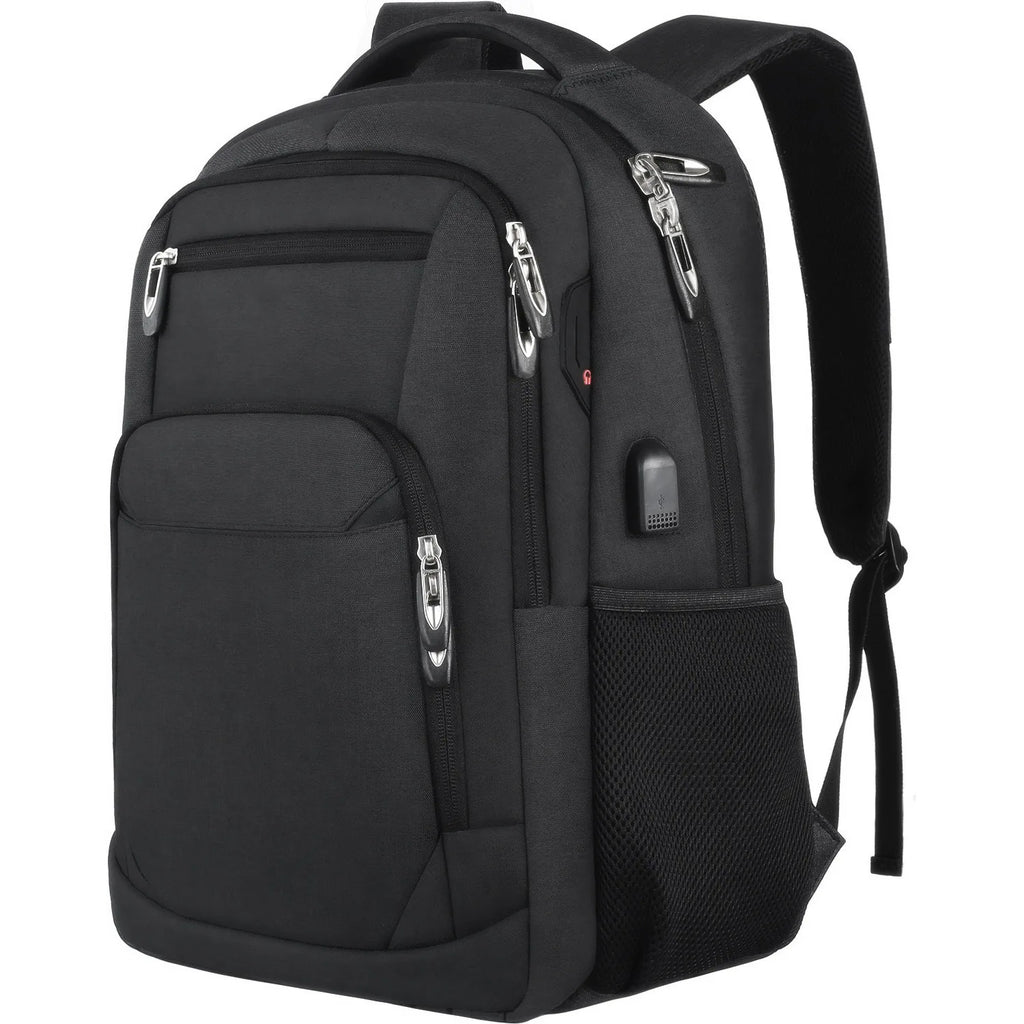 Men’s travel backpack with air-cushioned straps and 20-35L capacity
