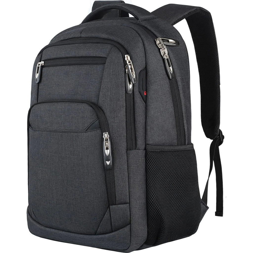 Men’s travel backpack with air-cushioned straps and 20-35L capacity