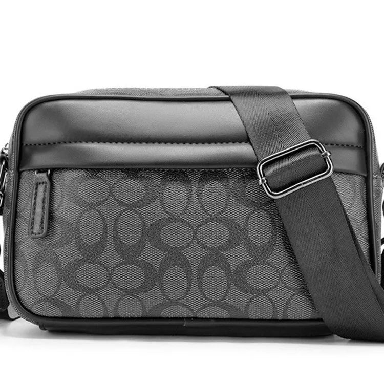 Foldable PU shoulder bag – versatile crossbody and waist bag for men