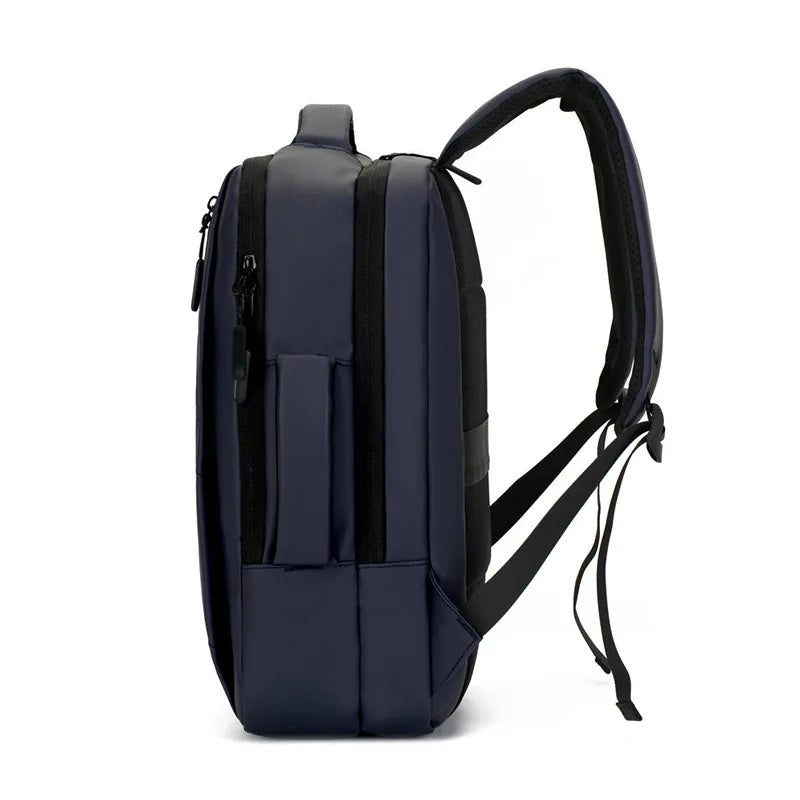 Large-capacity student backpack with laptop storage and cushioned straps