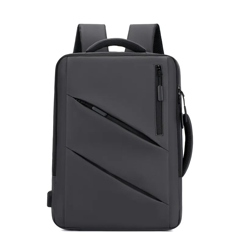 Large-capacity student backpack with laptop storage and cushioned straps
