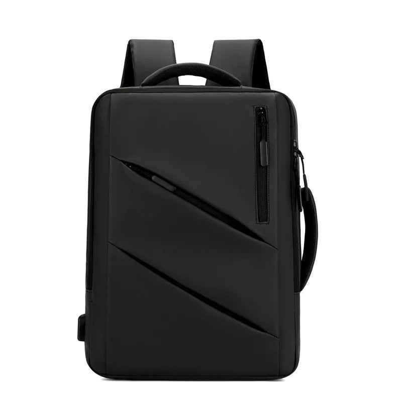 Large-capacity student backpack with laptop storage and cushioned straps