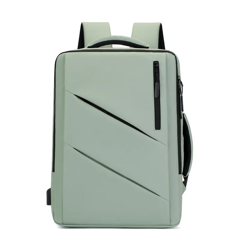 Large-capacity student backpack with laptop storage and cushioned straps