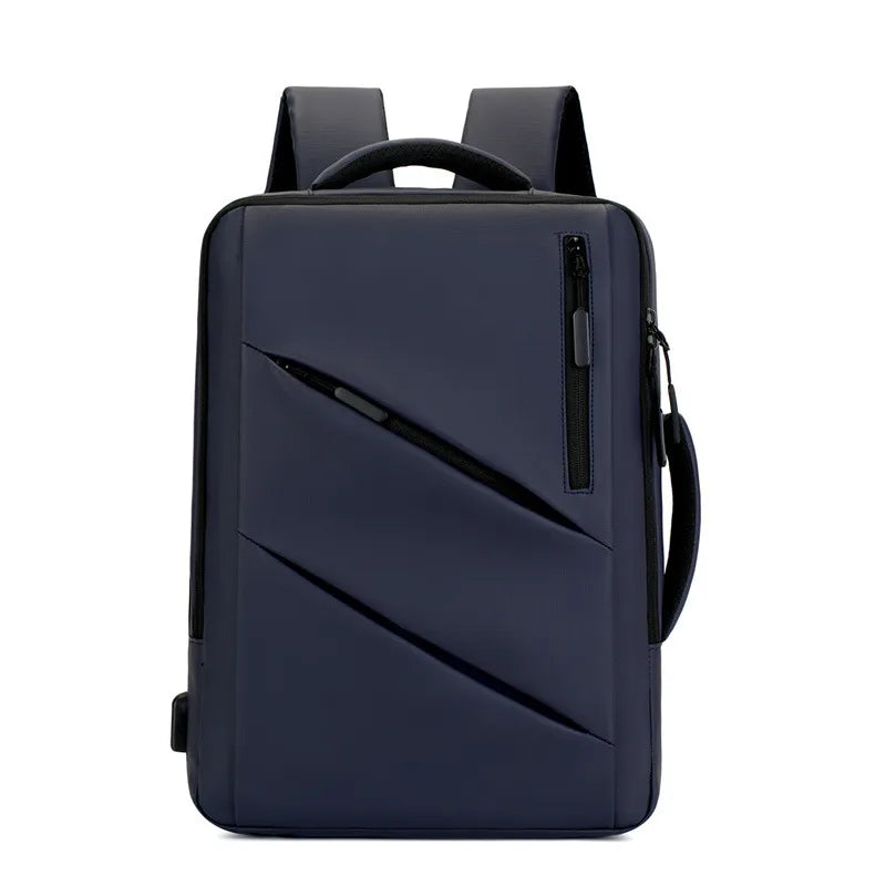 Large-capacity student backpack with laptop storage and cushioned straps