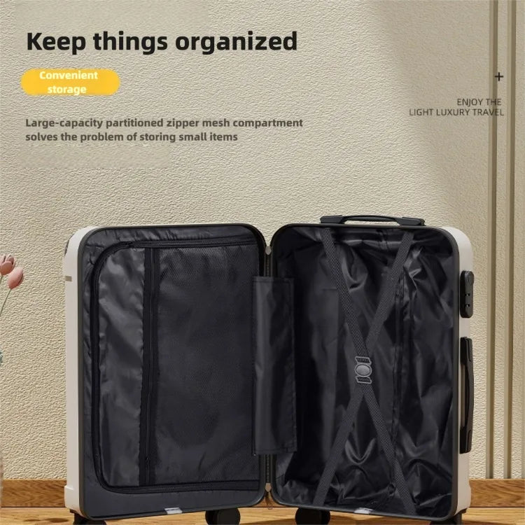 20-inch and 24-inch luggage with a USB port and silent spinner wheels