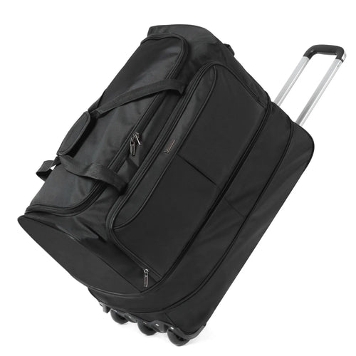 Foldable checked luggage with a wear-resistant oxford cloth shell for travel