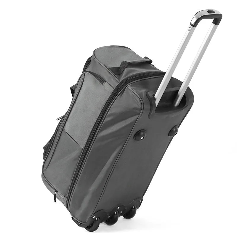 Foldable checked luggage with a wear-resistant oxford cloth shell for travel