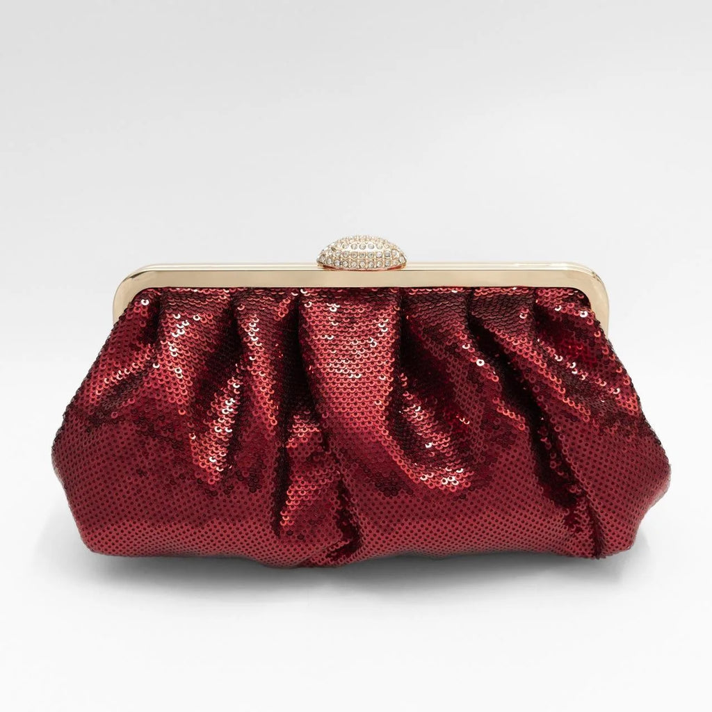Sequin fish-scale clutch bag with ID slot – evening bag in multiple colors