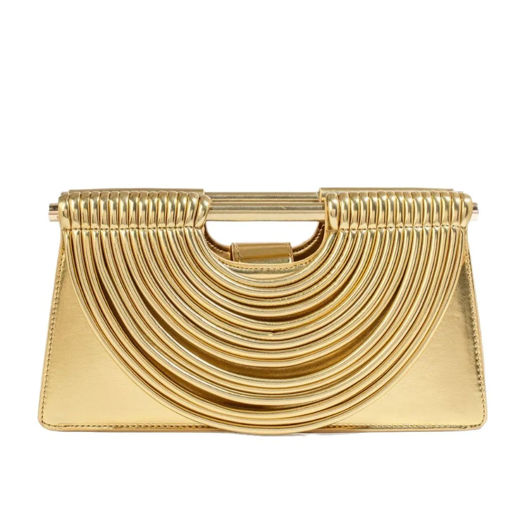 Woven top-handle tote bag with knotted handle – vegan leather in 14 colors