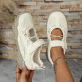 Mary Jane sport sneakers with hook-and-loop straps for casual summer wear