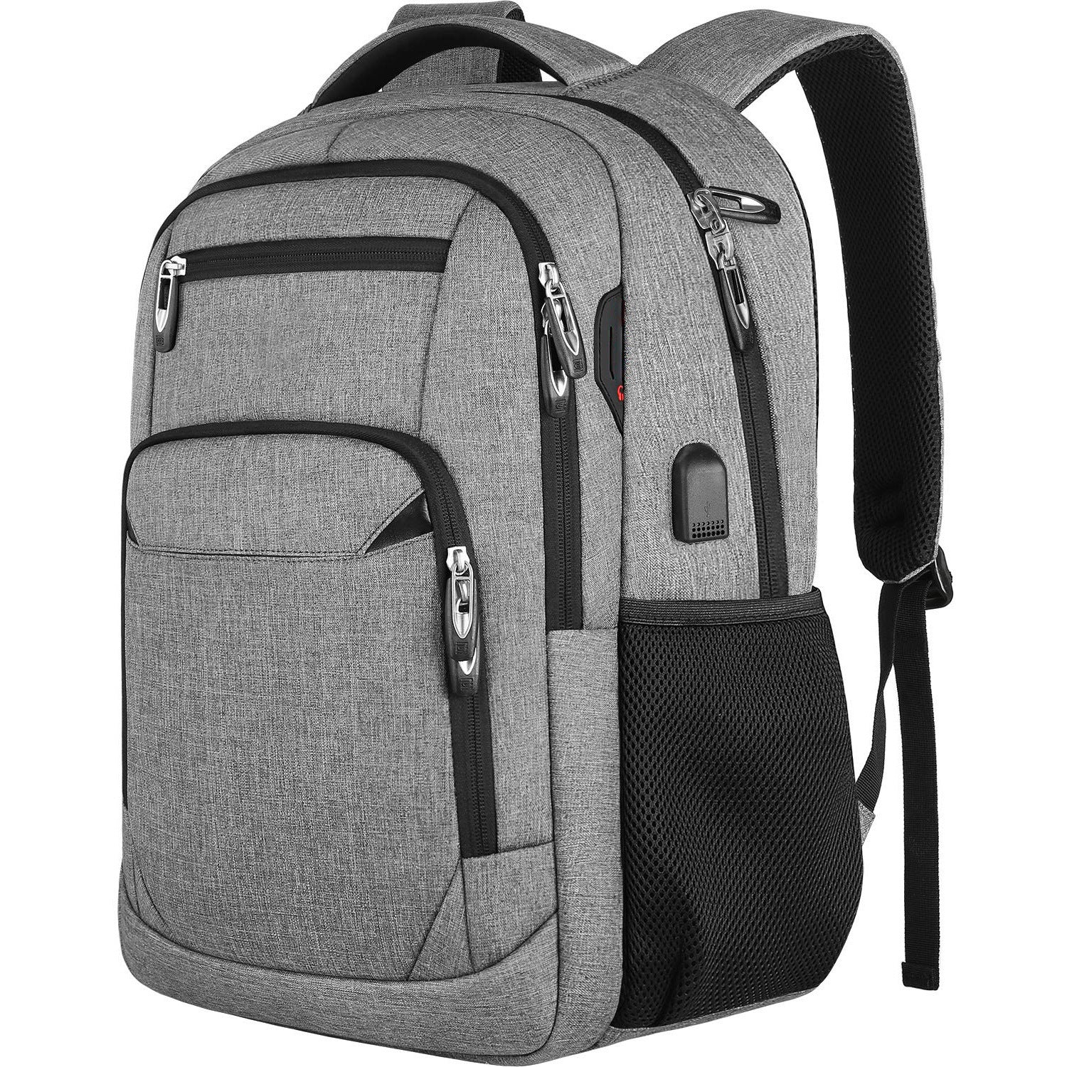 Men’s travel backpack with air-cushioned straps and 20-35L capacity