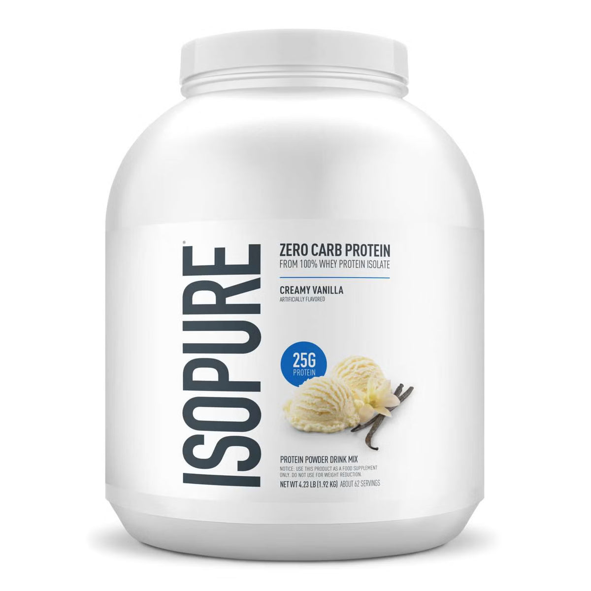 Iso pure Zero Carb Whey Protein Isolate