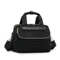 Woven insulated tote bag with double straps – everyday mom bag for on-the-go meals