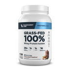 Transparent Labs Grass-Fed Whey Protein Isolate, Chocolate Hazelnut, 2LB container