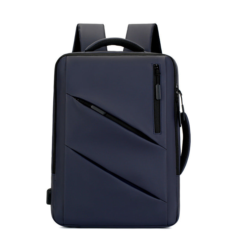 Large-capacity student backpack with laptop storage and cushioned straps
