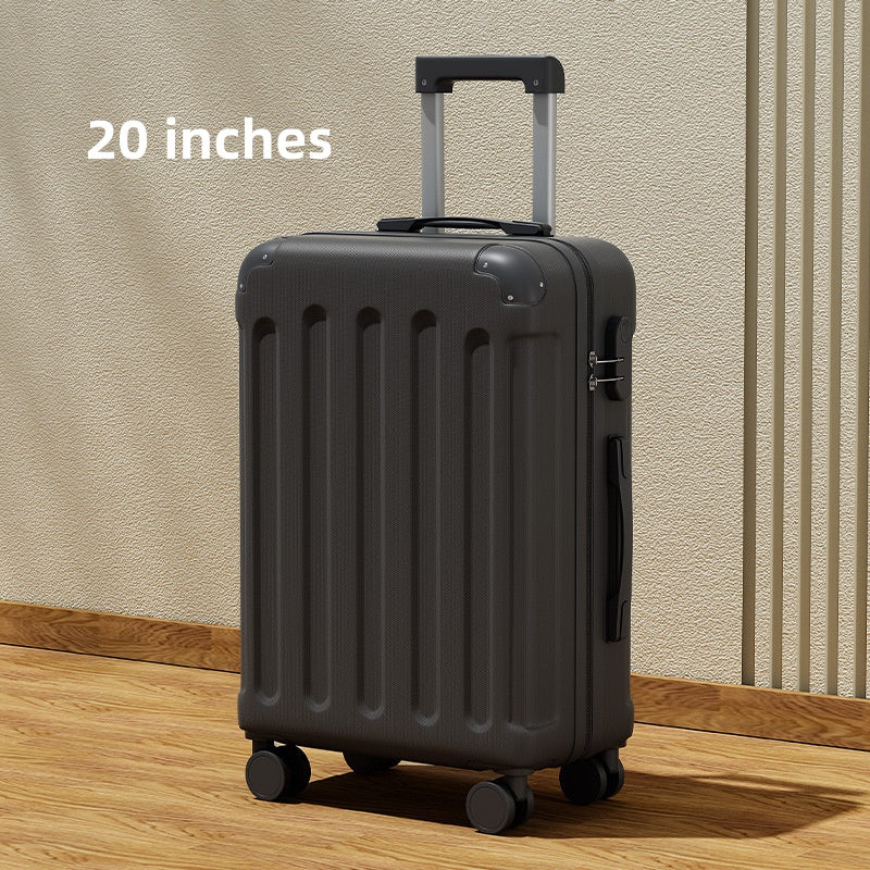 20-inch and 24-inch luggage with a USB port and silent spinner wheels