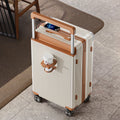Carry-on luggage with silent spinner wheels and a combination lock – 20-inch and 24-inch sizes