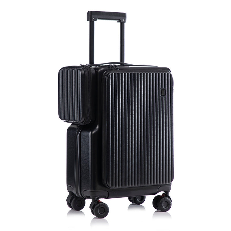 20-inch and 24-inch hardside luggage with a side-opening compartment and spinner wheels