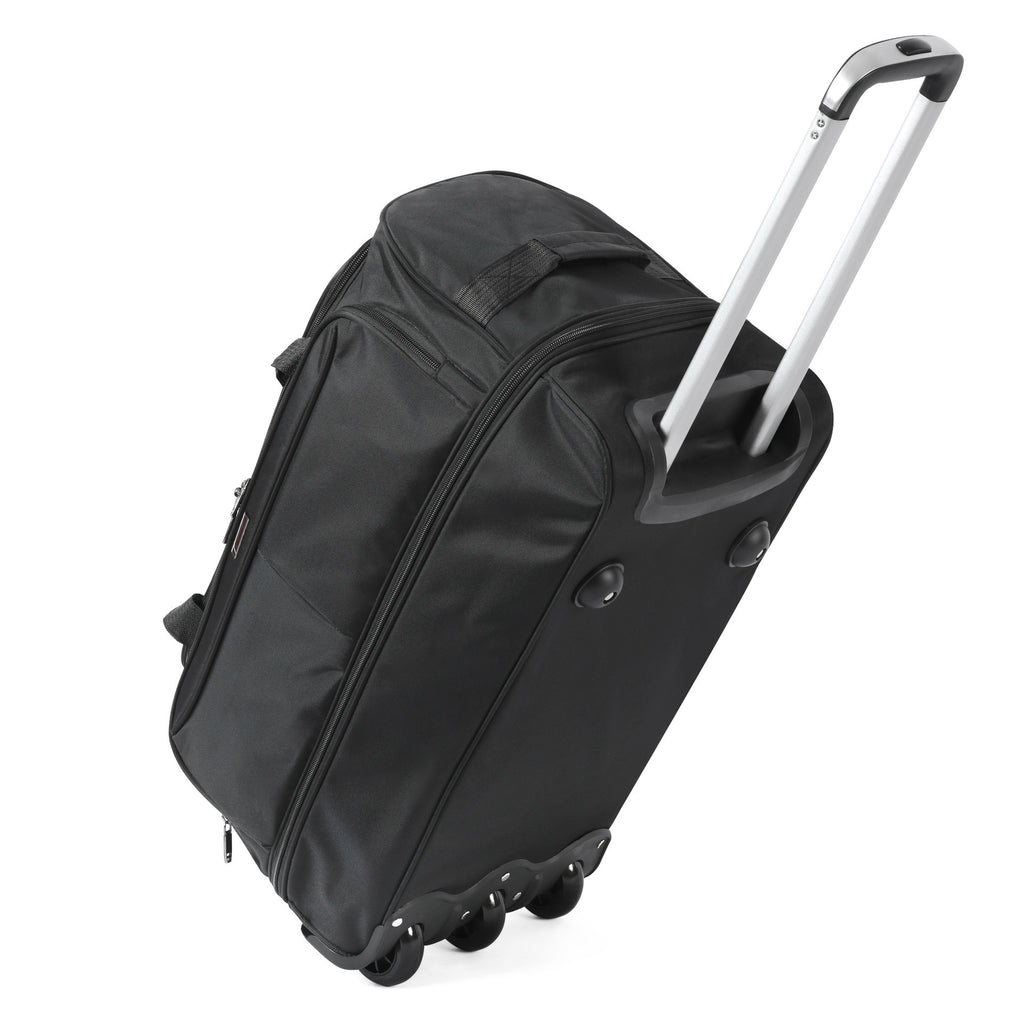 Foldable checked luggage with a wear-resistant oxford cloth shell for travel