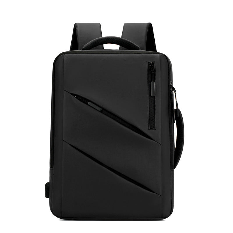 Large-capacity student backpack with laptop storage and cushioned straps