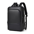Men’s PU leather dual-shoulder travel bag for business trips – wear-resistant