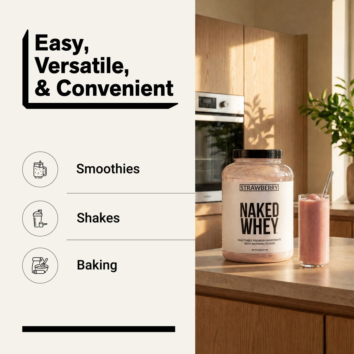 NAKED Whey Strawberry 5LB - product image 7