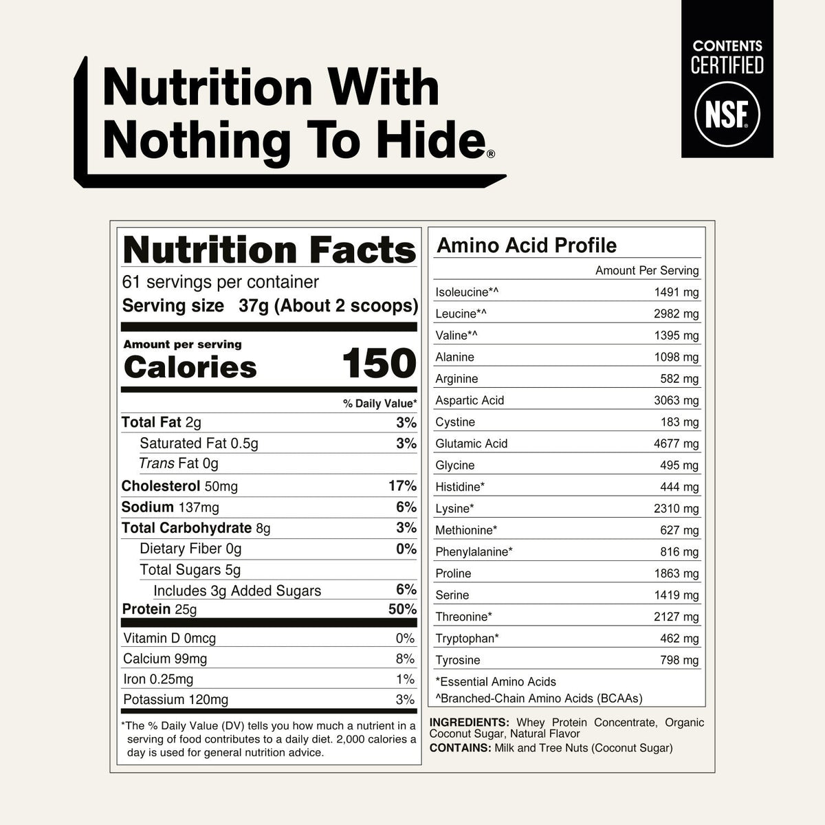 NAKED Whey Vanilla 5LB - product image 5