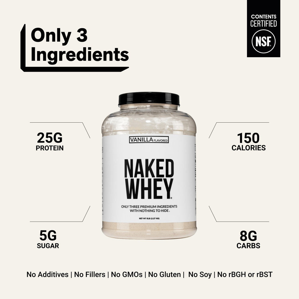 NAKED Whey Vanilla 5LB - product image 3