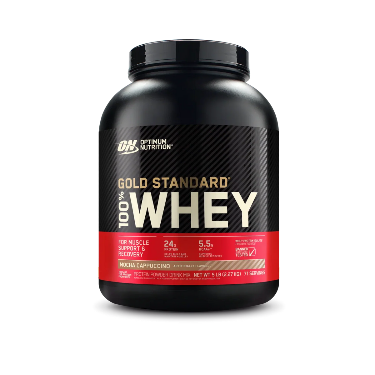 Optimum Nutrition Whey Gold Standard 100% Whey Protein Powder 5lb (2.26kg)