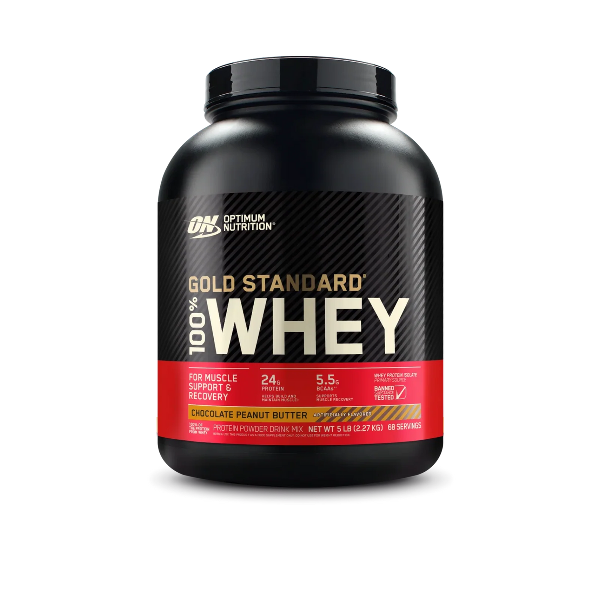 Optimum Nutrition Whey Gold Standard 100% Whey Protein Powder 5lb (2.26kg)