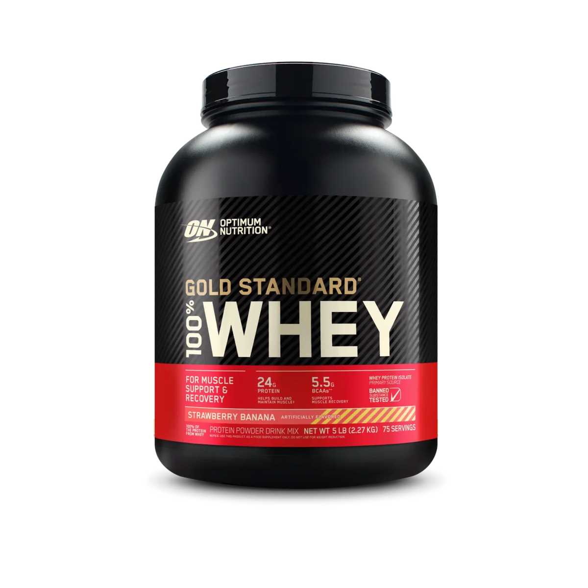 Optimum Nutrition Whey Gold Standard 100% Whey Protein Powder 5lb (2.26kg)