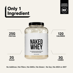 NAKED Whey Unflavored 5LB - product image 3