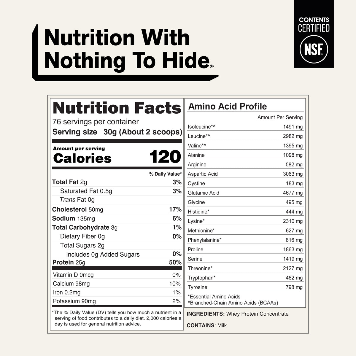 NAKED Whey Unflavored 5LB - product image 5