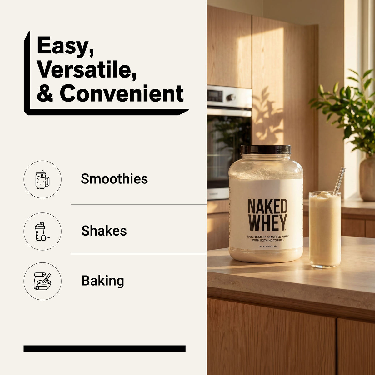 NAKED Whey Unflavored 5LB - product image 7